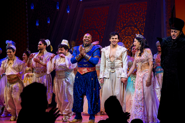 Photo Coverage: Ainsley Melham, Michael James Scott, and Mike Longo Join Cast of ALADDIN Image