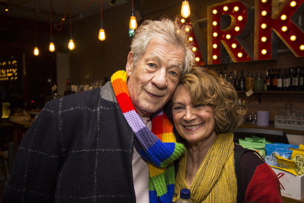 Ian Mckellen & Francesca Annis Photo