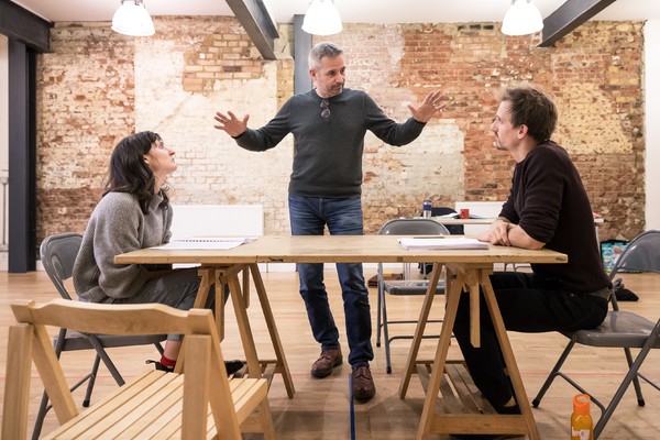 Photo Flash: Inside Rehearsal For THE RUBENSTEIN KISS at Southwark Playhouse Image