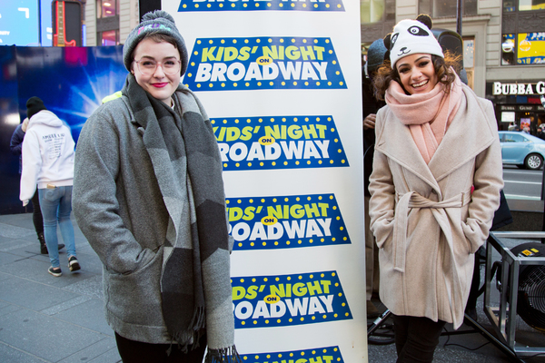 Photo Coverage: Joey McIntyre, Caitlin Kinnunen & Isabelle McCalla Help Kick Off Kids Night on Broadway in Times Square! Image