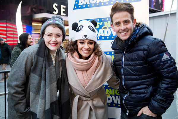 Photo Coverage: Joey McIntyre, Caitlin Kinnunen & Isabelle McCalla Help Kick Off Kids Night on Broadway in Times Square! Image