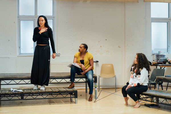Photo Flash: In Rehearsal with EMILIA at the Vaudeville Theatre Image