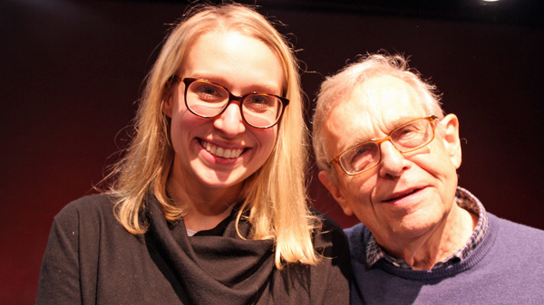 Emily Maltby (director) with her dad, Richard, Maltby, Jr.
 Photo