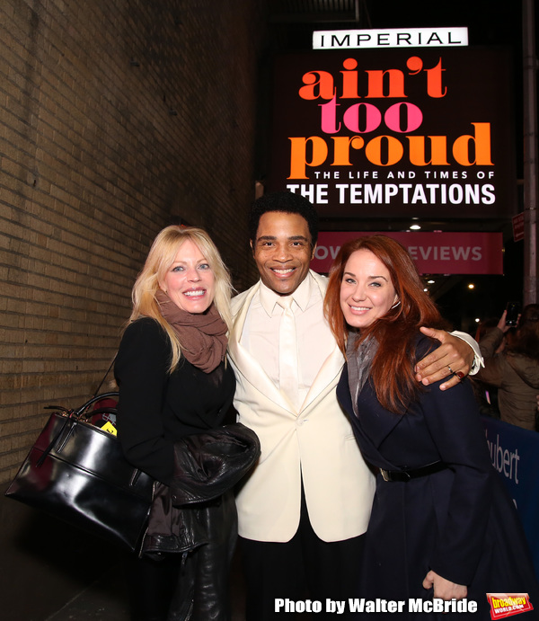 Sherie Rene Scott and Sierra Bogess with James Harkness Photo