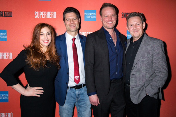Photo Coverage: Kate Baldwin, Bryce Pinkham & More Celebrate Opening Night of SUPERHERO Image