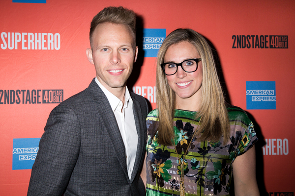 Photo Coverage: Kate Baldwin, Bryce Pinkham & More Celebrate Opening Night of SUPERHERO Image