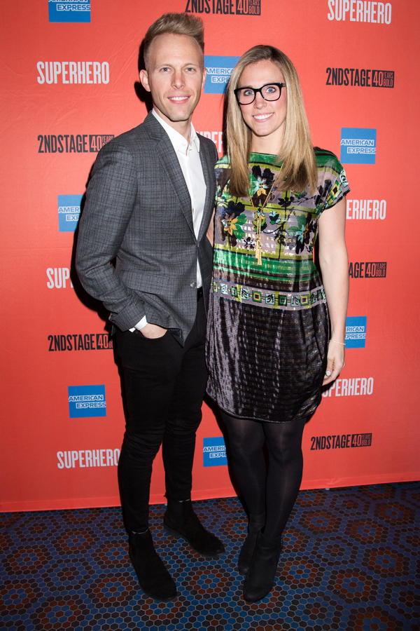 Photo Coverage: Kate Baldwin, Bryce Pinkham & More Celebrate Opening Night of SUPERHERO Image