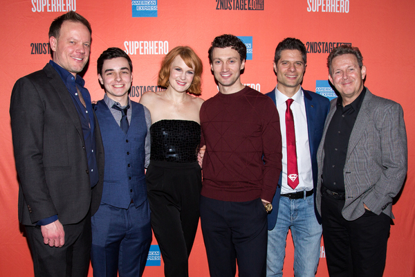 Jason Moore, Kyle McArthur, Kate Baldwin, Bryce Pinkham, Tom Kitt, John Logan Photo