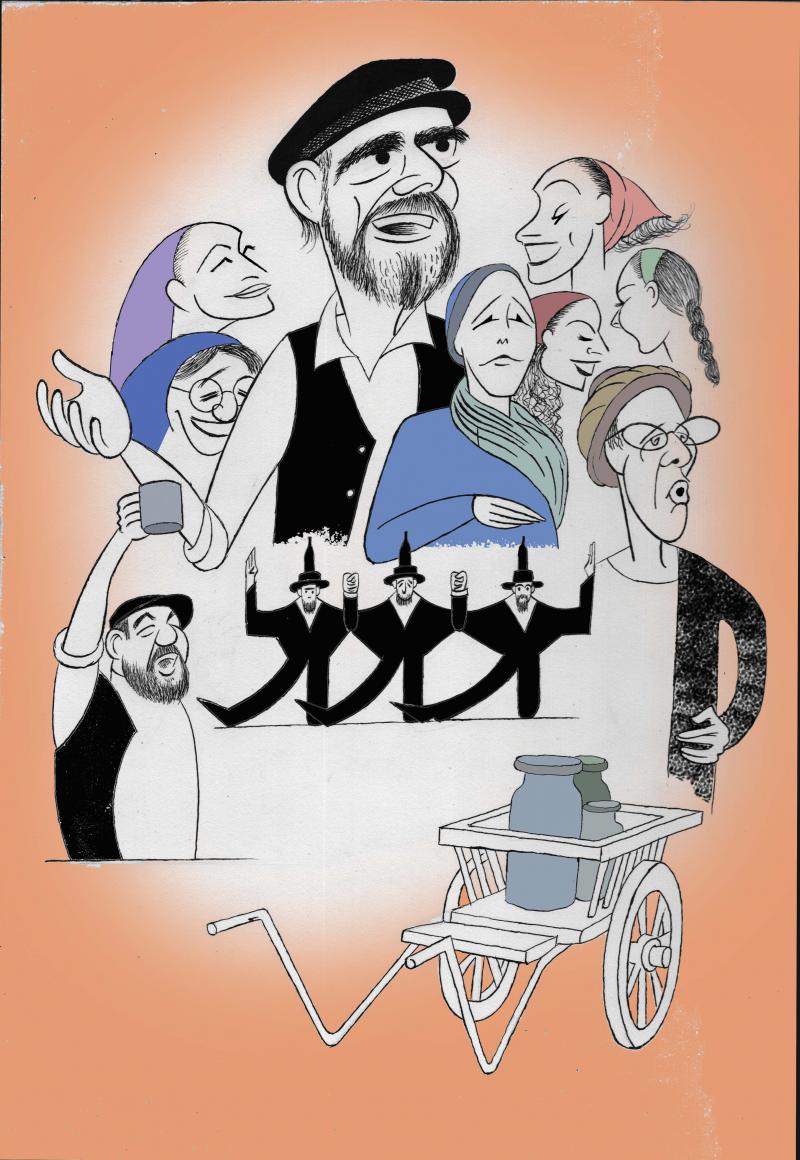BWW Exclusive: Ken Fallin Draws the Stage -  FIDDLER ON THE ROOF 