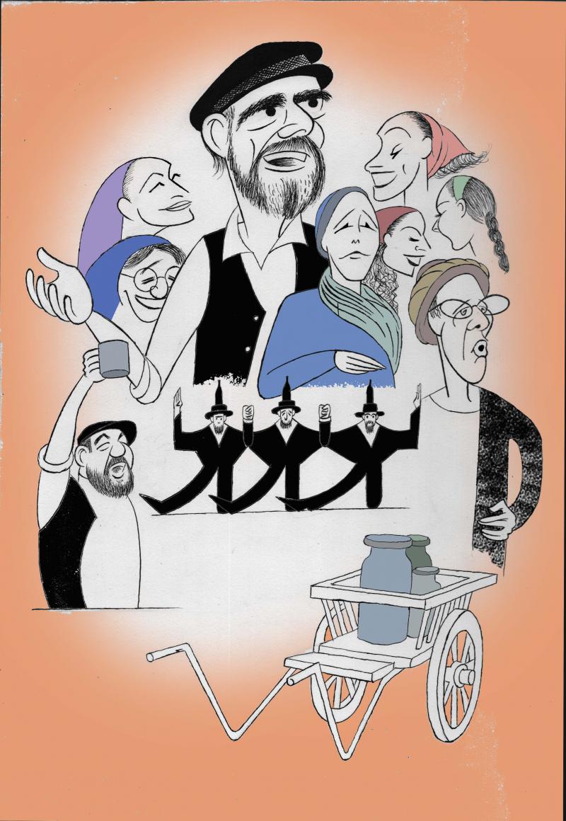 BWW Exclusive: Ken Fallin Draws the Stage - FIDDLER ON THE ROOF Image