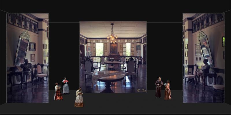 EXCLUSIVE: First Look at the Scenic Design of NOLI ME TANGERE, THE OPERA 2019 Image