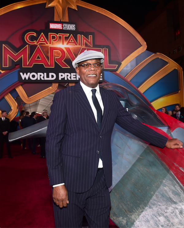 Photo Flash: Brie Larson, Samuel L. Jackson Attend CAPTAIN MARVEL World Premiere Image