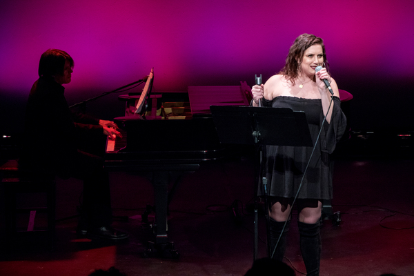 Francesca Ferrari with Eric Svejcar at piano Photo