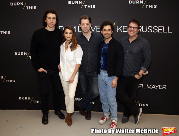 Photo Coverage: Adam Driver, Keri Russell & More Pose in Rehearsals for BURN THIS on Broadway! Image