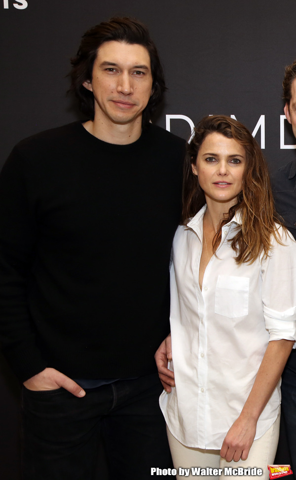 Adam Driver and Keri Russell Photo