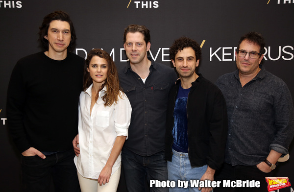 Adam Driver, Keri Russell, David Furr, Brandon Uranowitz and Michael Mayer Photo