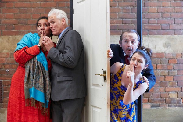 Photo Flash: Inside Rehearsal For ABSURD PERSON SINGULAR at Watford Palace Theatre 
