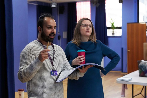 Photo Flash: Inside Rehearsal For ABSURD PERSON SINGULAR at Watford Palace Theatre 