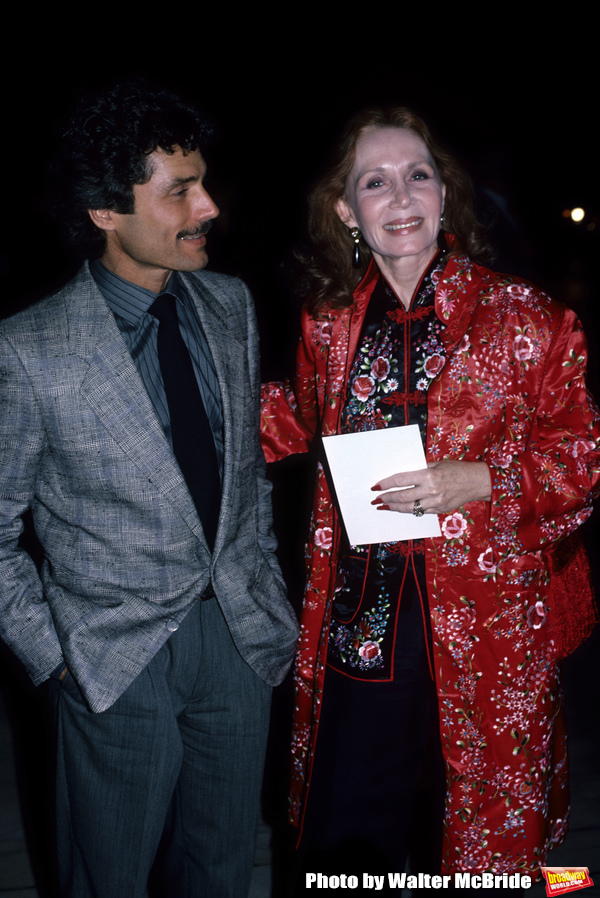 Katherine Helmond photographed with husband in September 20, 1985 in New York City.
 Photo