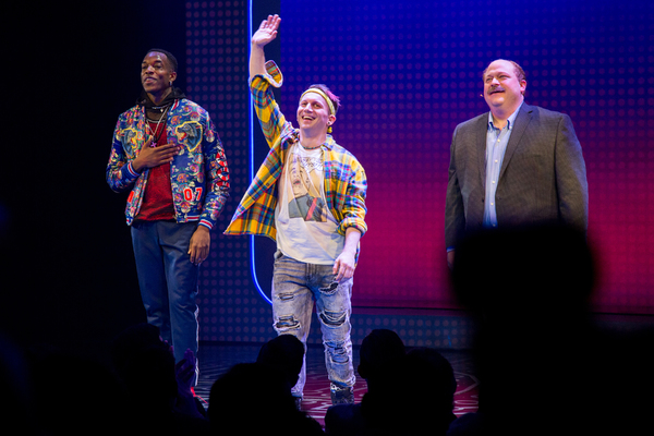 Photo Coverage: BE MORE CHILL Cast Syncs Up for Opening Night Bows! Image