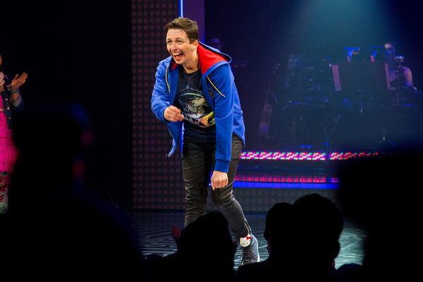 Photo Coverage: BE MORE CHILL Cast Syncs Up for Opening Night Bows! Image