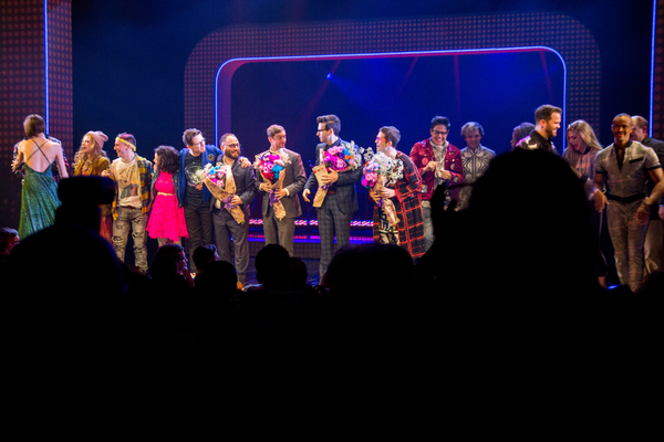 Photo Coverage: BE MORE CHILL Cast Syncs Up for Opening Night Bows! Image