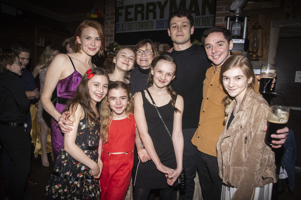 Photo Coverage: THE FERRYMAN Celebrates Re-Opening Night with New Company! 