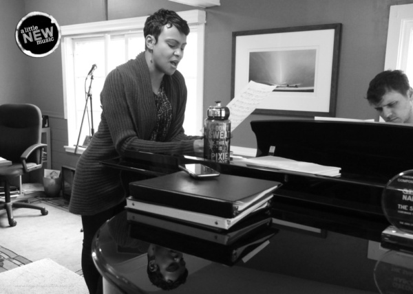 Photo Flash: Photo Flash: The Cast Of A LITTLE NEW MUSIC's 19th Edition In Rehearsal Image