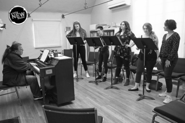 Photo Flash: Photo Flash: The Cast Of A LITTLE NEW MUSIC's 19th Edition In Rehearsal 