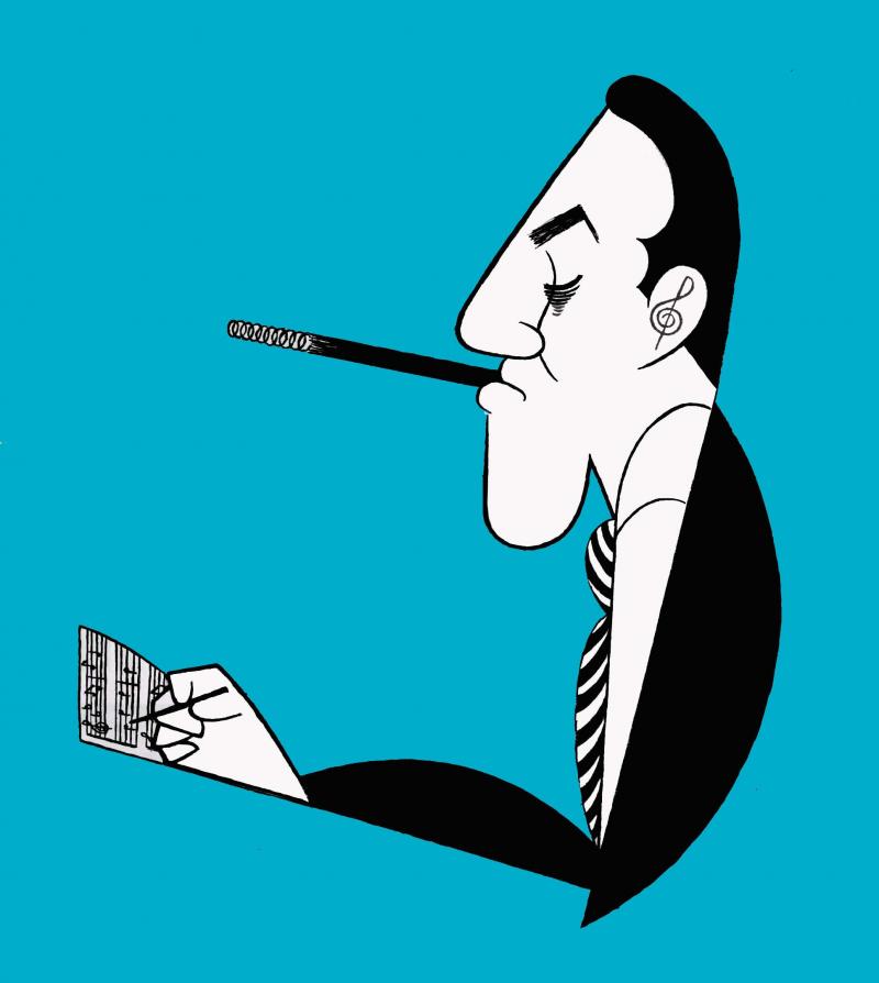 BWW Exclusive: Ken Fallin Draws the Stage - George Gershwin Image