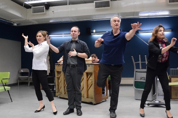 Photo Coverage: In Rehearsal with the Cast of SMART BLONDE 