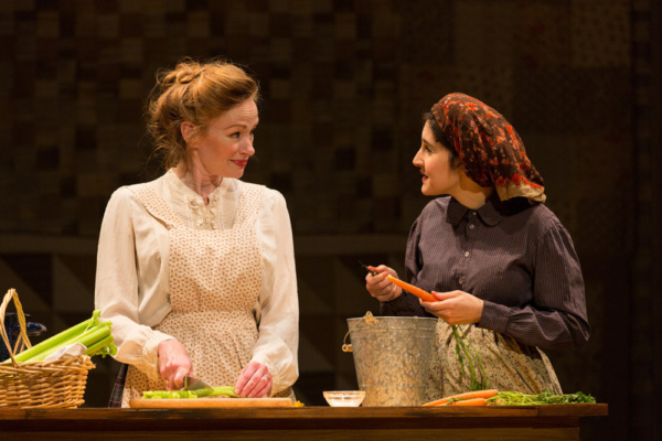 (L to R) Gretchen Hall and Lauriel Friedman in The Immigrant, written by Mark Harelik Photo