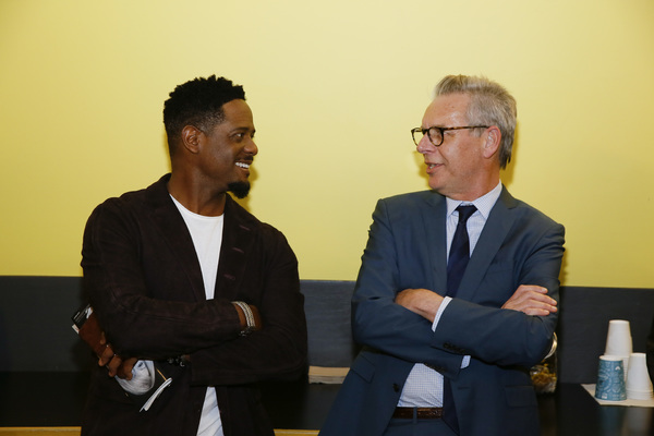 From left, actor Blair Underwood and Center Theatre Group Artistic Director Michael R Photo