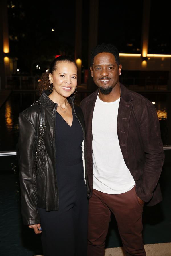 From left, Desiree DaCosta and actor Blair Underwood  Photo