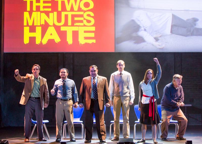 Review: In 1984 at Garden Theatre, Big Brother Is Shocking You... Image