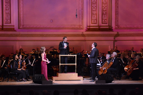 Laura Osnes, Steven Reineke and Ryan Silverman Photo