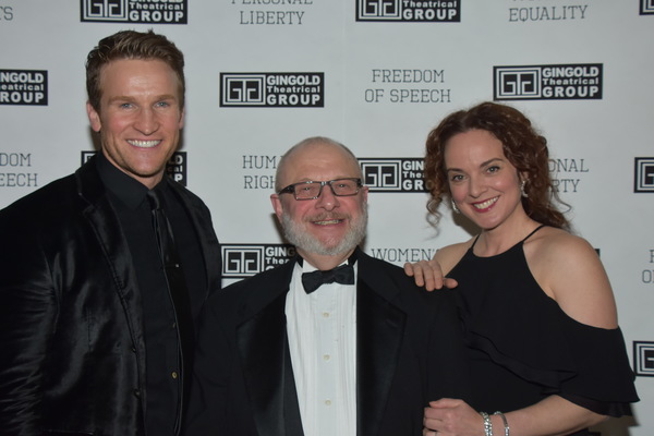 Claybourne Elder, Henry Aronson and Melissa Errico Photo