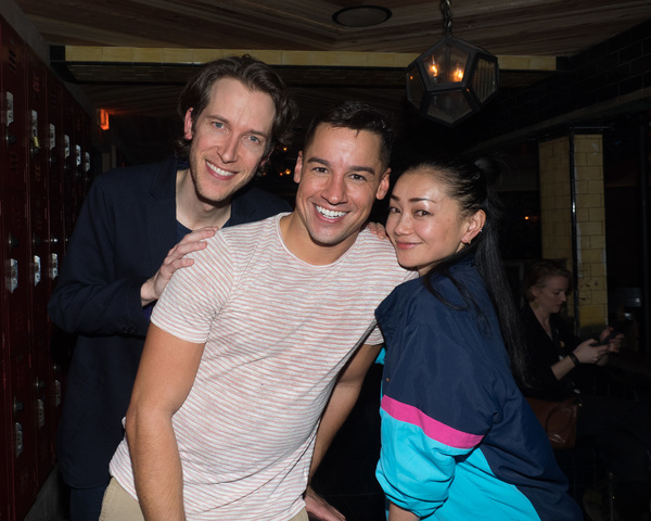 Patrick Ortiz with Director Anderson Davis and Choreographer Sumie Maeda Photo