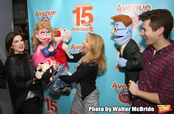 Veronica J. Kuehn and Matt Dengler with Avenue Q & Puppetry Fans Photo