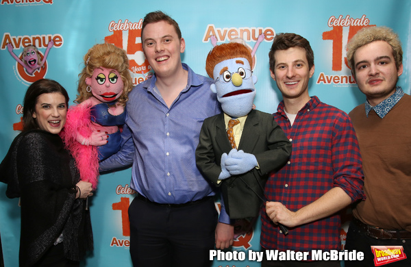 Veronica J. Kuehn and Matt Dengler with Avenue Q & Puppetry Fans Photo