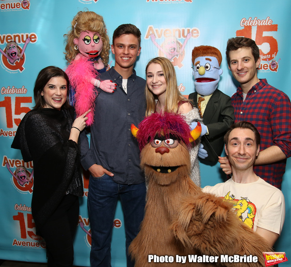 Veronica J. Kuehn, Jason Jacoby and Matt Dengler with Avenue Q & Puppetry Fans Photo