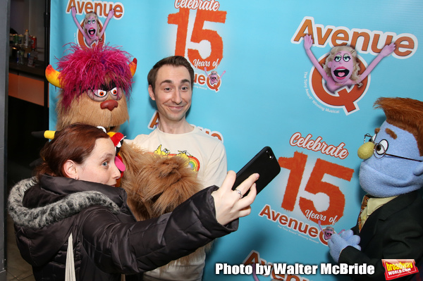 Jason Jacoby with Avenue Q & Puppetry Fans  Photo