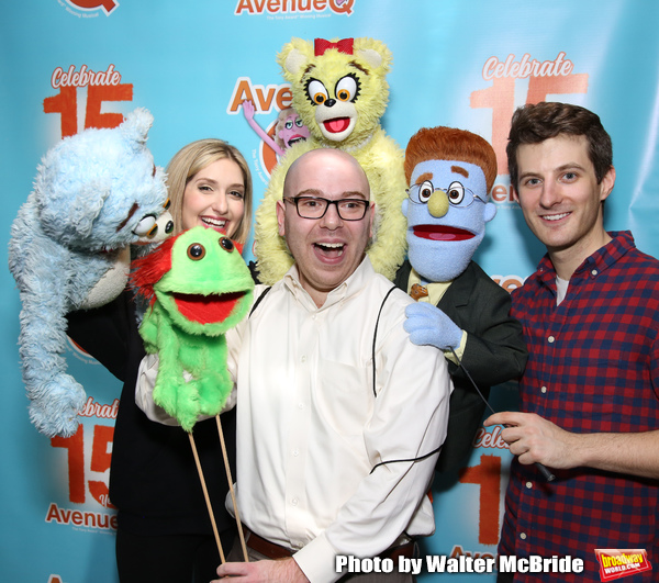  Jamie Glickman and Matt Dengler with Avenue Q & Puppetry Fans  Photo
