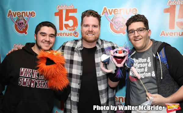 Nick Kohn with Avenue Q & Puppetry Fans  Photo