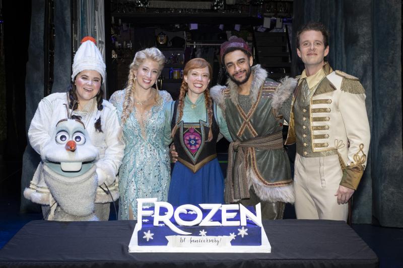 Photo Coverage: FROZEN Cast Celebrates One Year on Broadway! Image