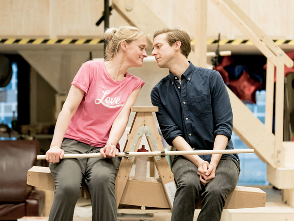 Photo Flash: In Rehearsal with Anne-Marie Duff, Arthur Darvill and the Cast of SWEET CHARITY 