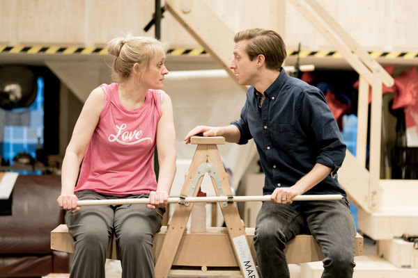 Photo Flash: In Rehearsal with Anne-Marie Duff, Arthur Darvill and the Cast of SWEET CHARITY 