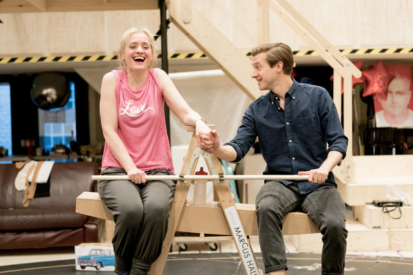 Photo Flash: In Rehearsal with Anne-Marie Duff, Arthur Darvill and the Cast of SWEET CHARITY 