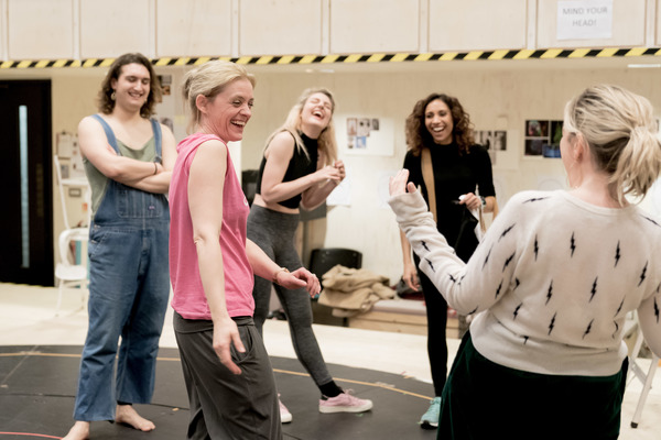 Photo Flash: In Rehearsal with Anne-Marie Duff, Arthur Darvill and the Cast of SWEET CHARITY 