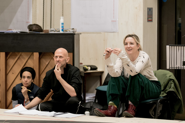 Laila Diallo, Wayne McGregor and Josie Rourke Photo